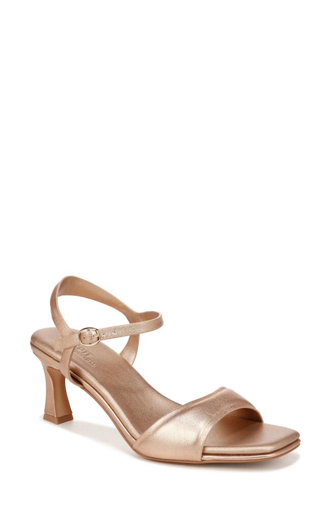 27 EDIT Naturalizer Grace Ankle Strap Sandal in Rose Gold Leather Cover