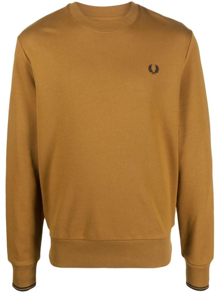 Fred Perry logo-embroidered sweatshirt - Brown Cover