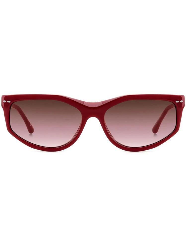 Isabel Marant Eyewear 0194S oval-frame sunglasses - Red Cover