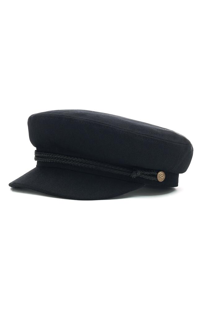 Brixton Fiddler Fisherman Cap in Black Cover