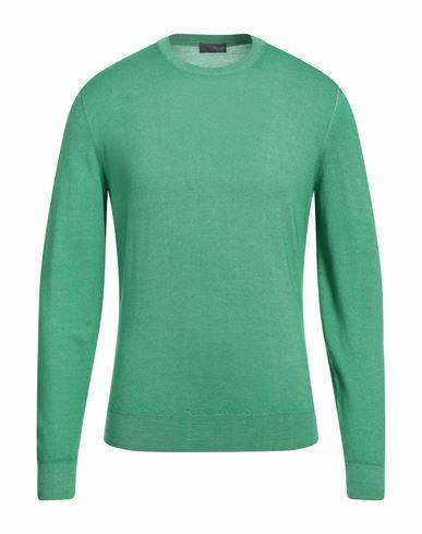 Drumohr Man Sweater Light green Super 140s Wool Cover