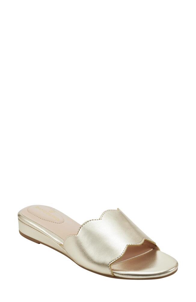 Bandolino Kayla Slide Sandal in Gold Cover