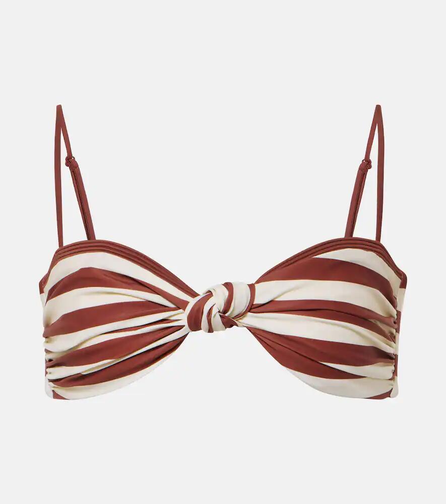 Johanna Ortiz Striped bikini top Cover