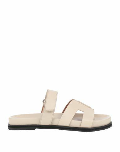 Bibi Lou Woman Sandals Cream Leather Cover