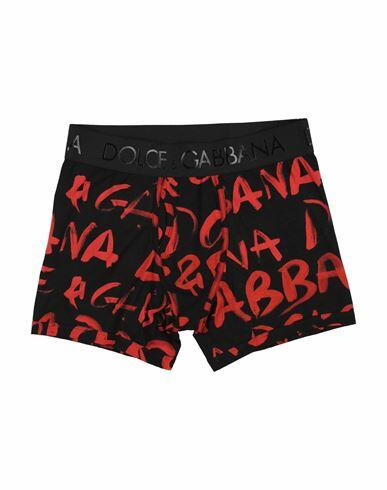 Dolce & gabbana Underwear Man Boxer Black Cotton, Elastane Cover