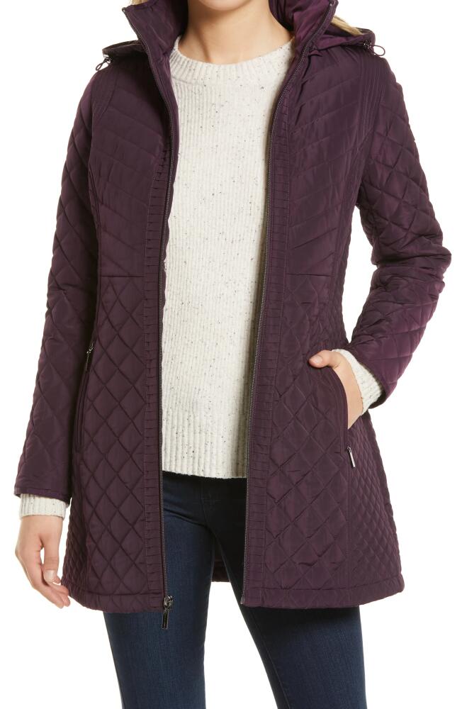 Gallery Quilted Jacket in Blackbery Cover