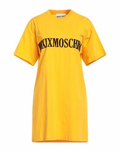 Moschino Woman Mini dress Ocher Cotton Cover