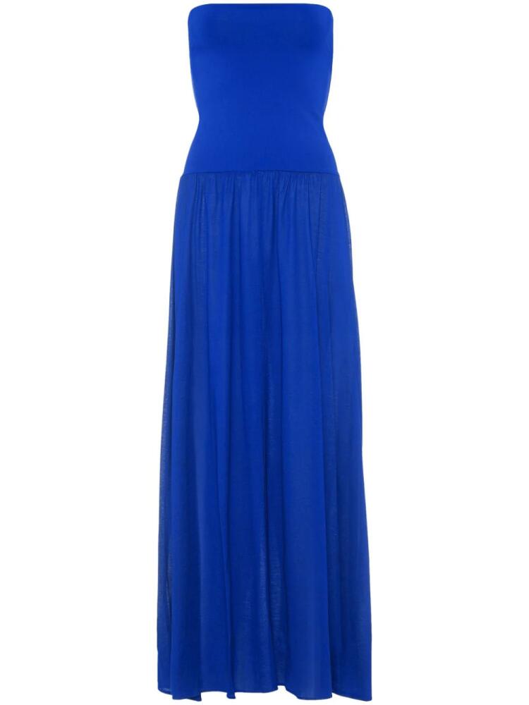 ERES Ankara strapless maxi dress - Blue Cover