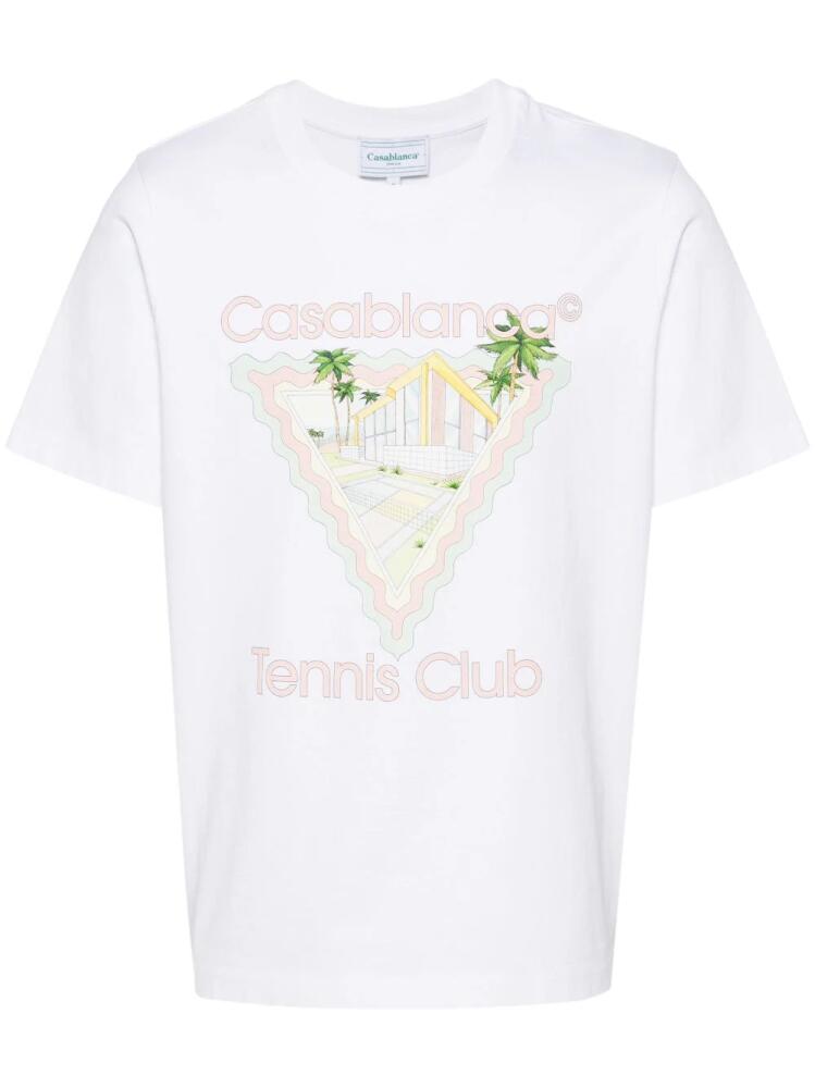 Casablanca Maison De Reve cotton T-shirt - White Cover