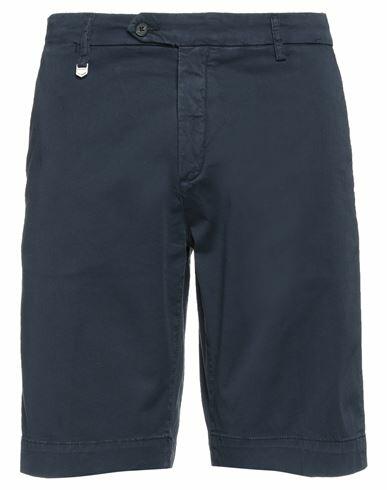 Antony Morato Man Shorts & Bermuda Shorts Midnight blue Cotton, Elastane Cover