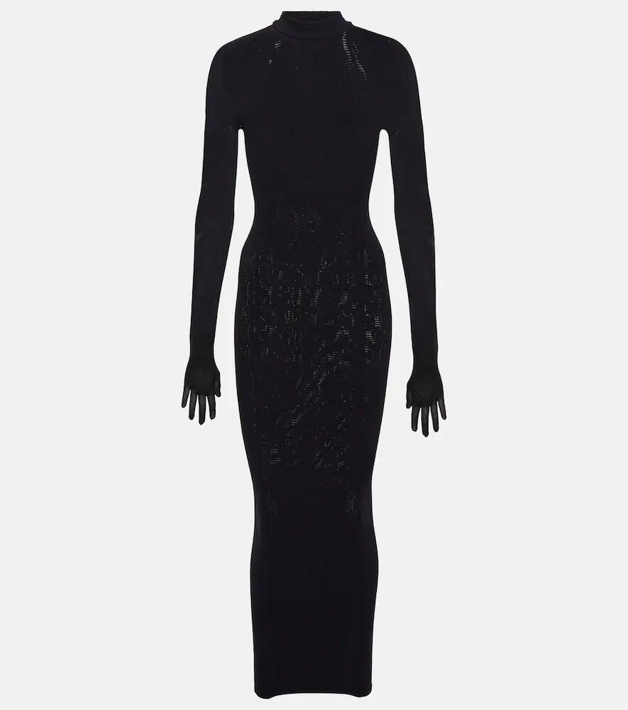 Wolford x Simkhai Intricate Sheer midi dress Cover