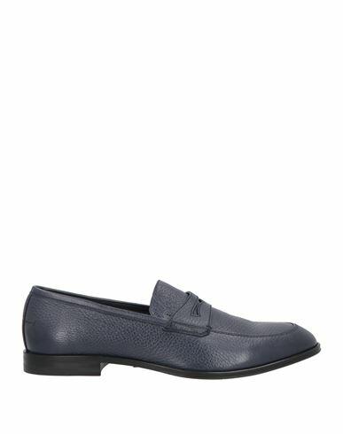 Bally Man Loafers Midnight blue Leather Cover