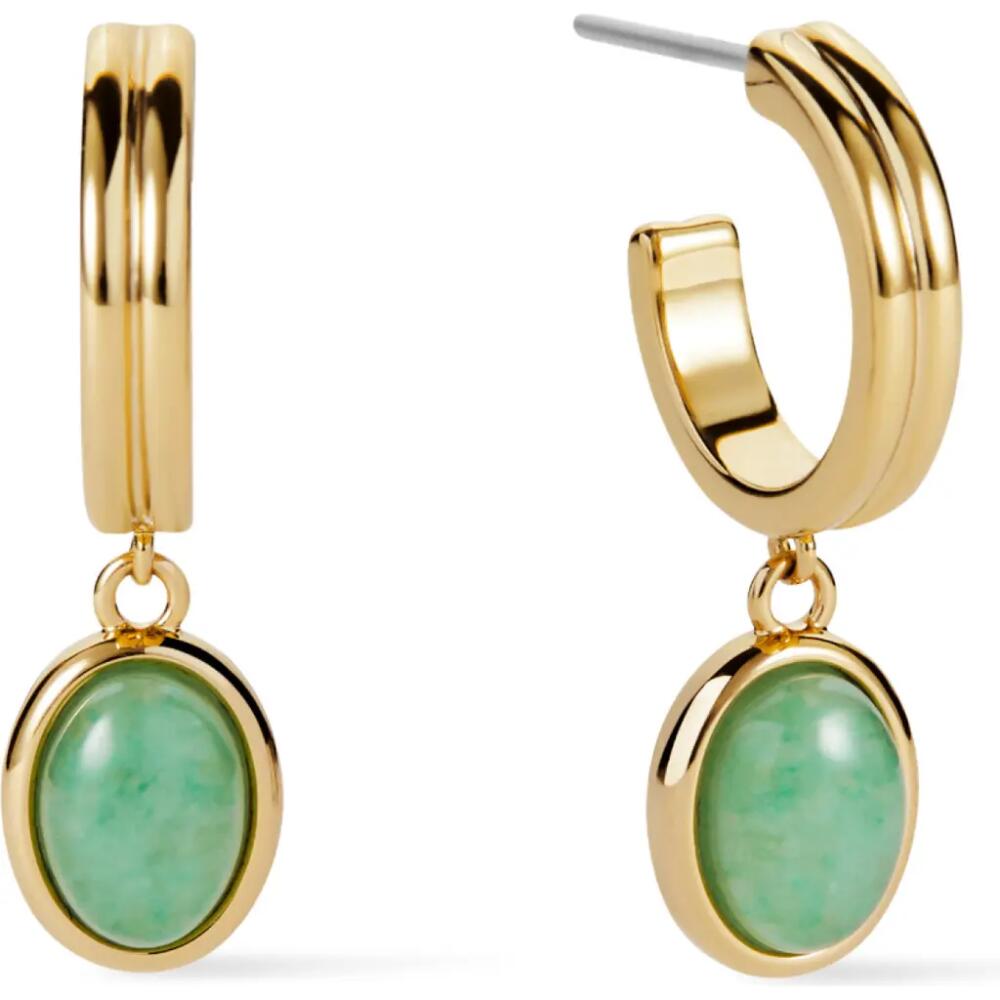 Ana Luisa Gemstone Hoop Earrings - Dobby in Gold Cover