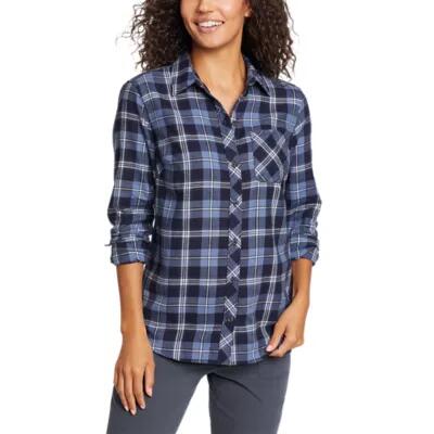 Eddie Bauer Women's Forest Flannel Shirt Cover