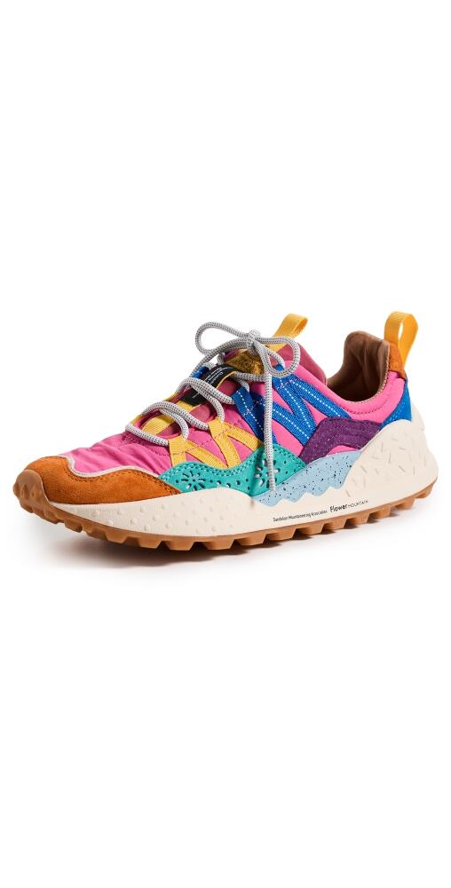 Flower Mountain Washi Sneakers Orange/Green/Pink Cover