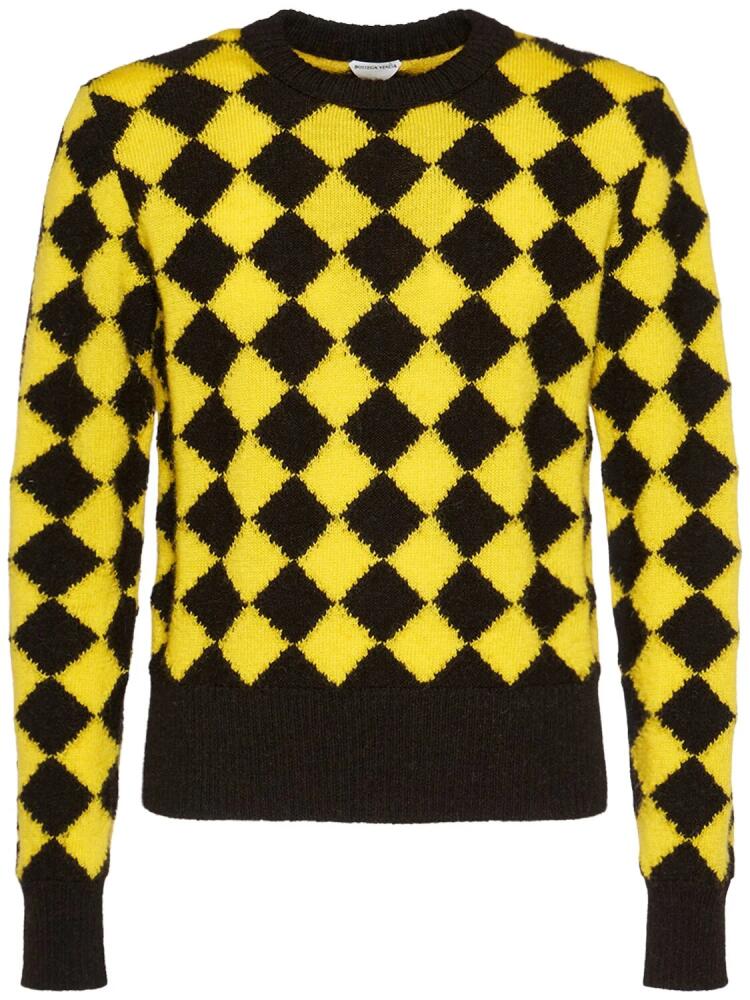 BOTTEGA VENETA Argyle Intarsia Wool Jumper Cover