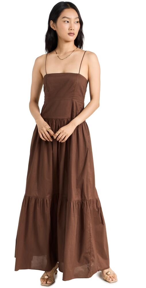 Playa Lucila Square Neck Maxi Brown Cover