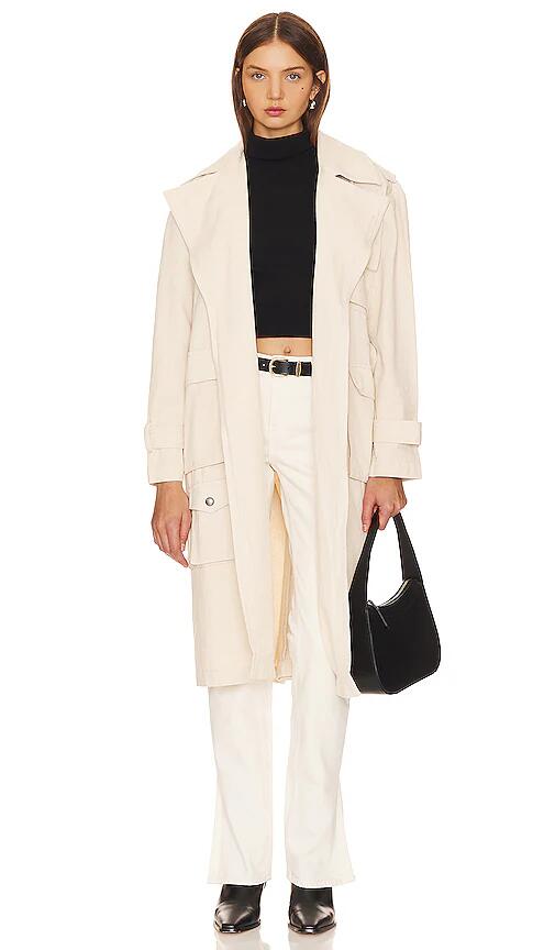 Steve Madden Sunday Trench in Cream Cover