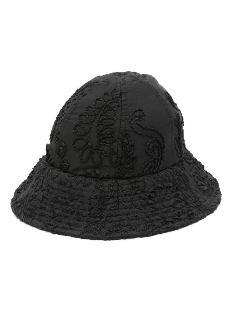 Song For The Mute paisley-embroidery bucket hat - Black Cover