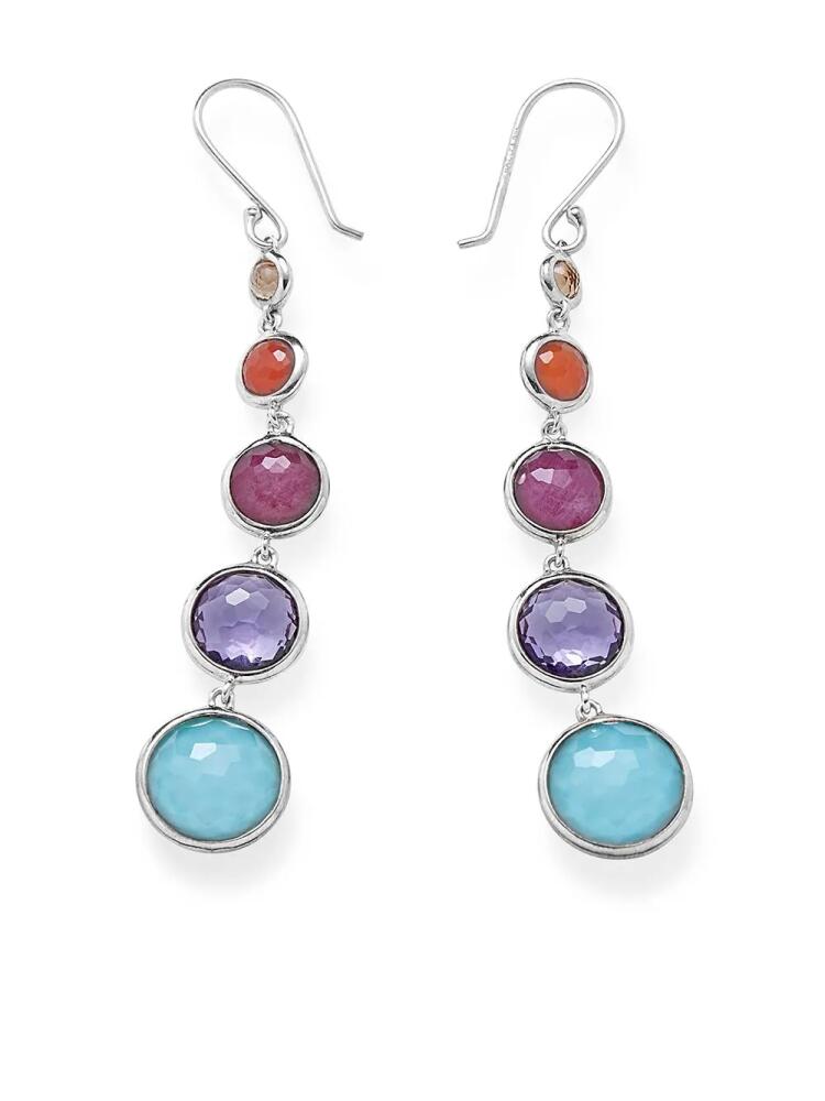 IPPOLITA Lollipop Lollitini 5 stone drop earrings - Silver Cover