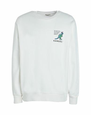 Kangol Man Sweatshirt Off white Organic cotton Cover