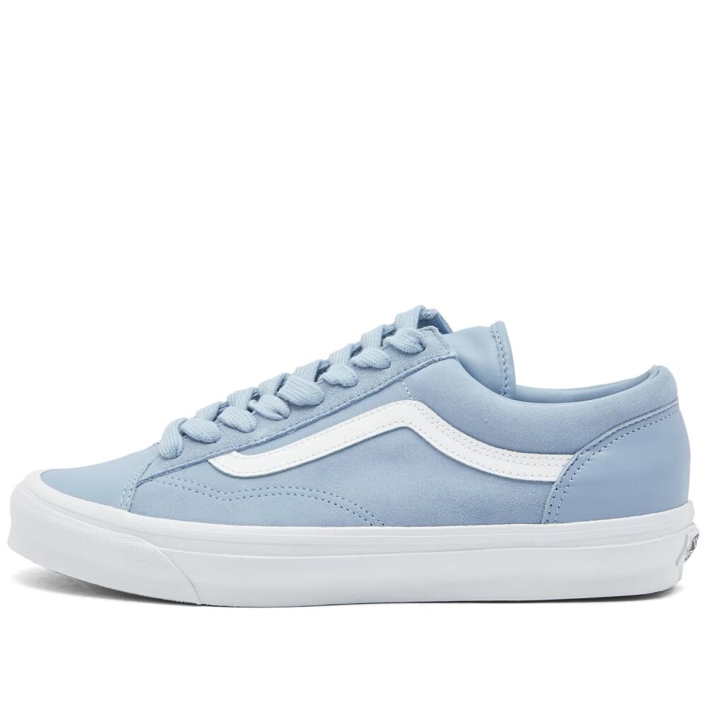 Vans Vault Men's Vans OG Style 36 LX Sneakers in Suede Leather Dusty Blue Cover