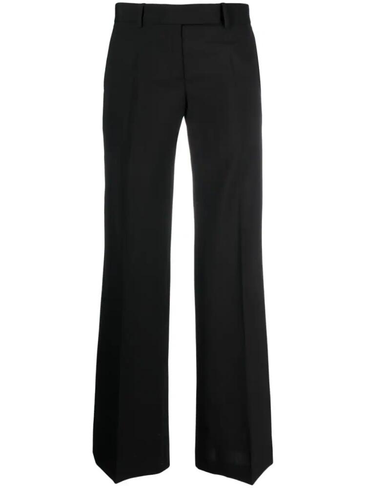 QUIRA mid-rise wide-leg tailored trousers - Black Cover