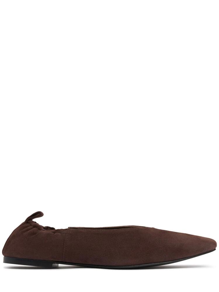 A.EMERY 10mm Brie Suede Ballerina Flats Cover