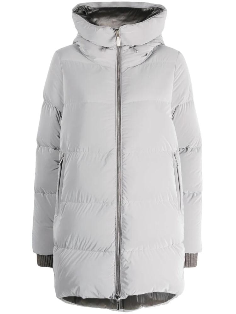 Moorer Carinzia-Os hooded padded coat - Grey Cover