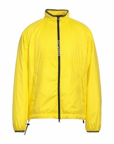 Esemplare Man Jacket Yellow Polyester Cover