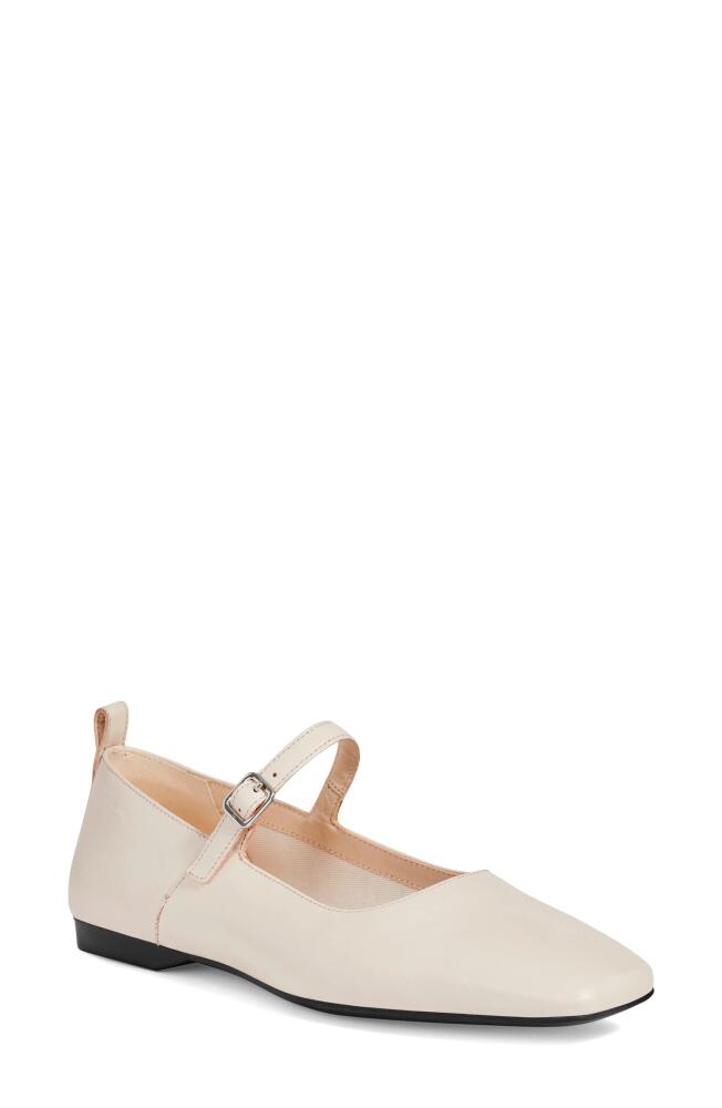 Vagabond Shoemakers Delia Mary Jane Flat in Off White Patent Cover