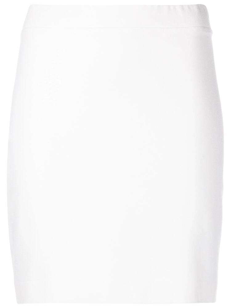 Rosetta Getty high-waisted bodycon mini skirt - White Cover