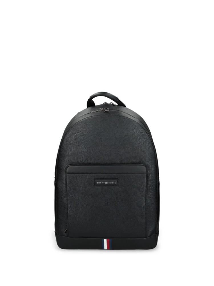 Tommy Hilfiger logo-patch backpack - Black Cover