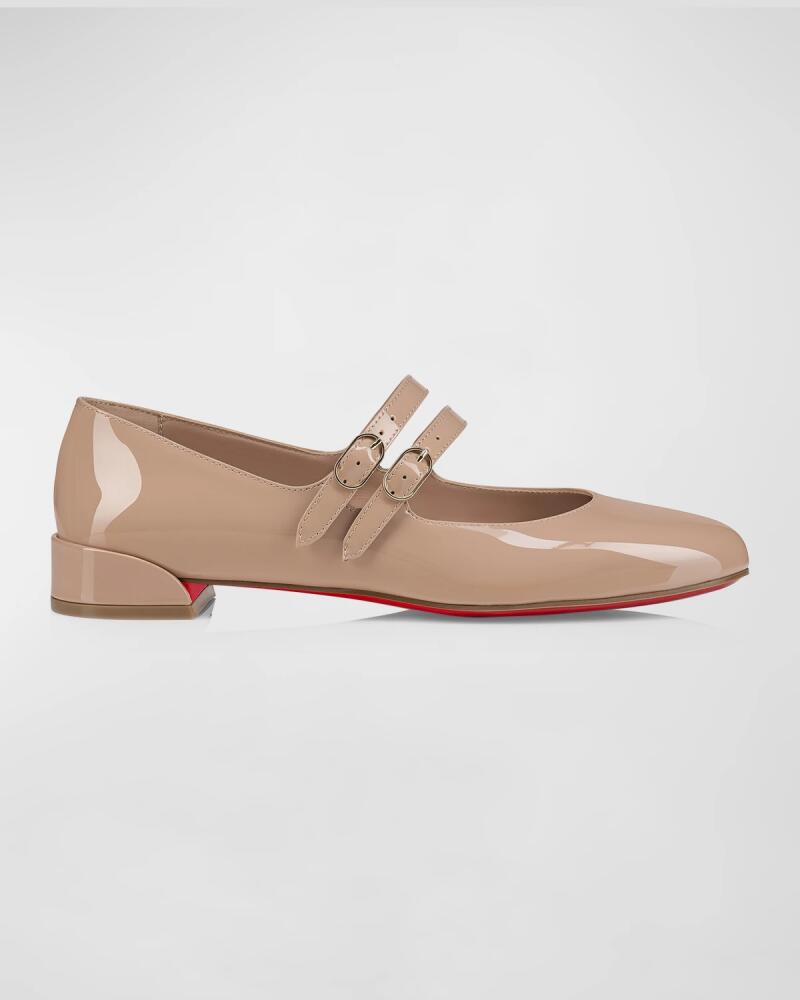 Christian Louboutin Sweet Jane Patent Red Sole Ballerina Flats Cover