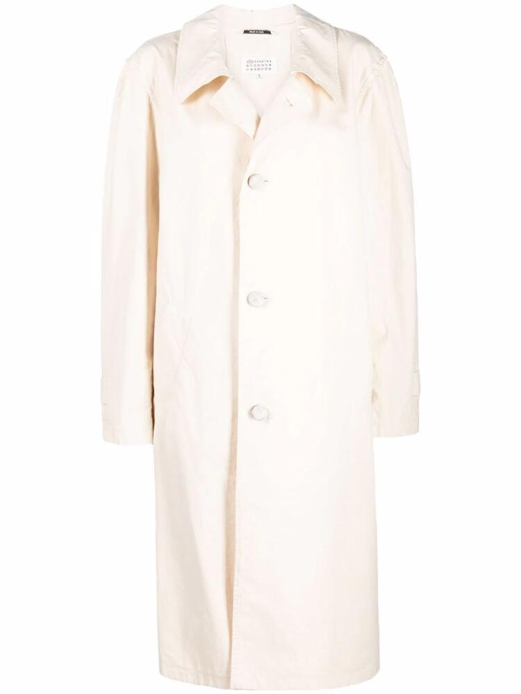 Maison Margiela single-breasted midi coat - Neutrals Cover