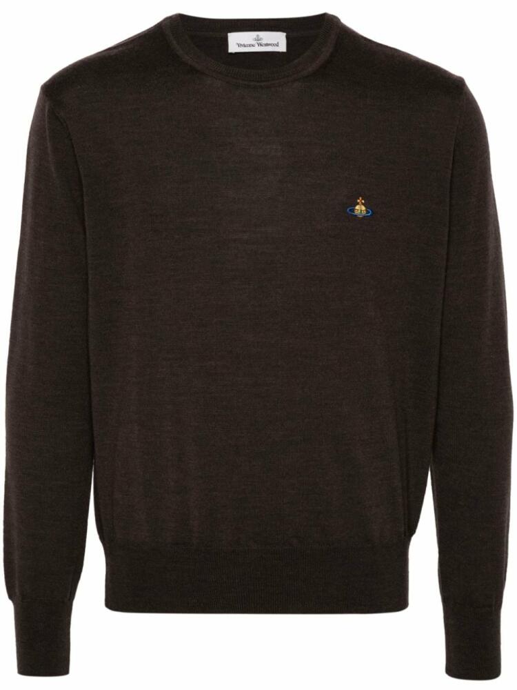 Vivienne Westwood Orb-embroidered sweater - Brown Cover