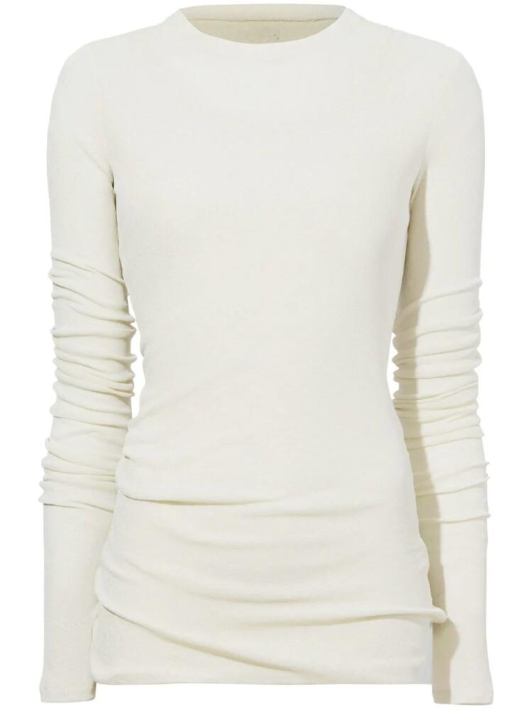 Proenza Schouler Roger draped T-shirt - Neutrals Cover