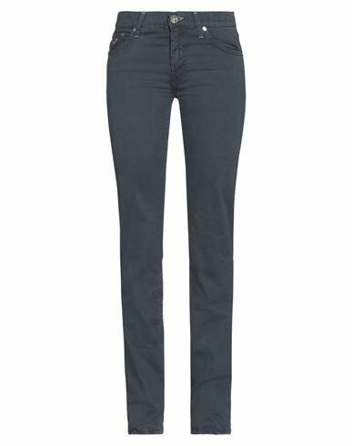 Jacob Cohёn Woman Pants Steel grey Cotton, Elastane Cover