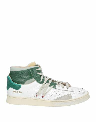 Hidnander Man Sneakers White Leather Cover