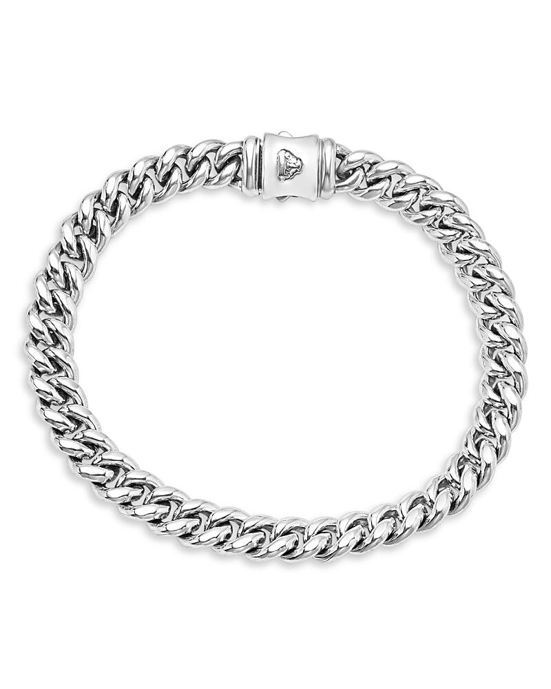 Lago Men's Sterling Silver Anthem Curb Chain Link Bracelet - Exclusive Cover