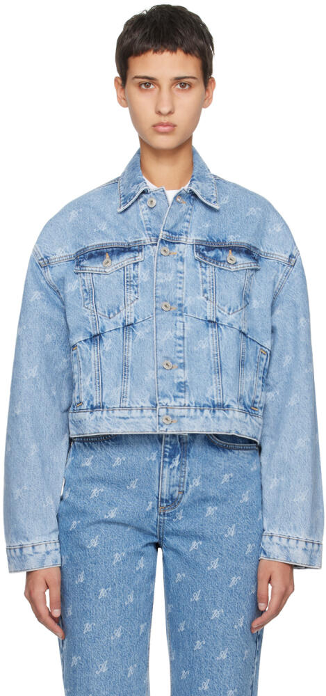 Axel Arigato Blue Signature Rome Denim Jacket Cover