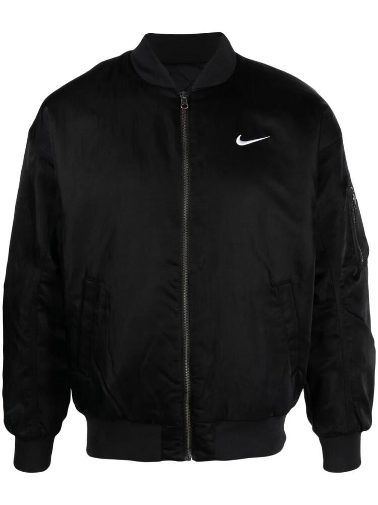 Nike reversible padded bomber jacket - Black Cover