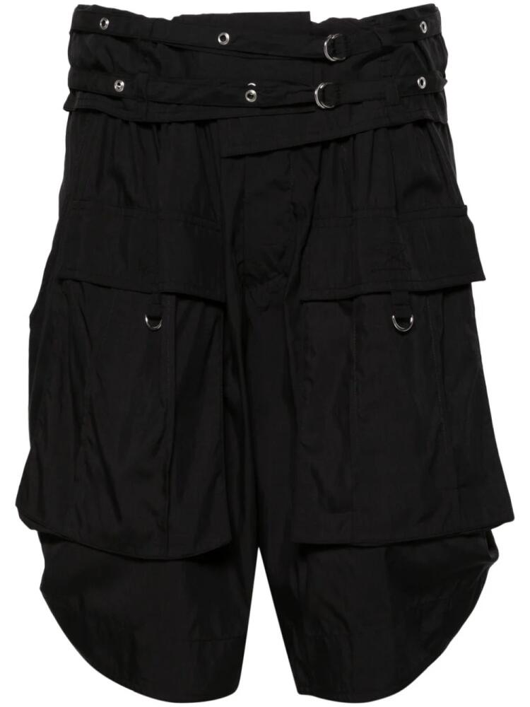 ISABEL MARANT Heidi low-rise belted shorts - Black Cover