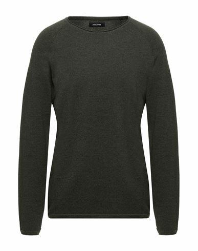 Jack & Jones Man Sweater Dark green Cotton Cover