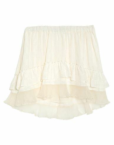 Isabel Marant Woman Mini skirt Ivory Viscose, Silk, Lurex Cover