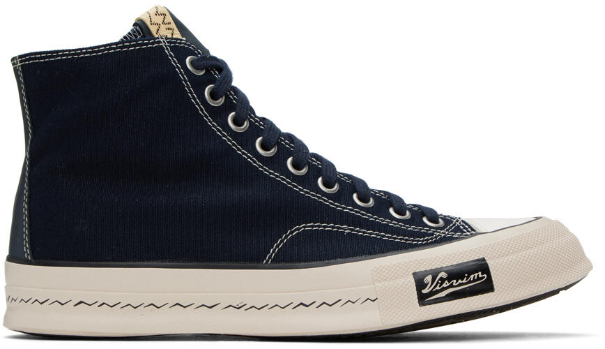 visvim Navy Skagway Hi Patten Sneakers Cover