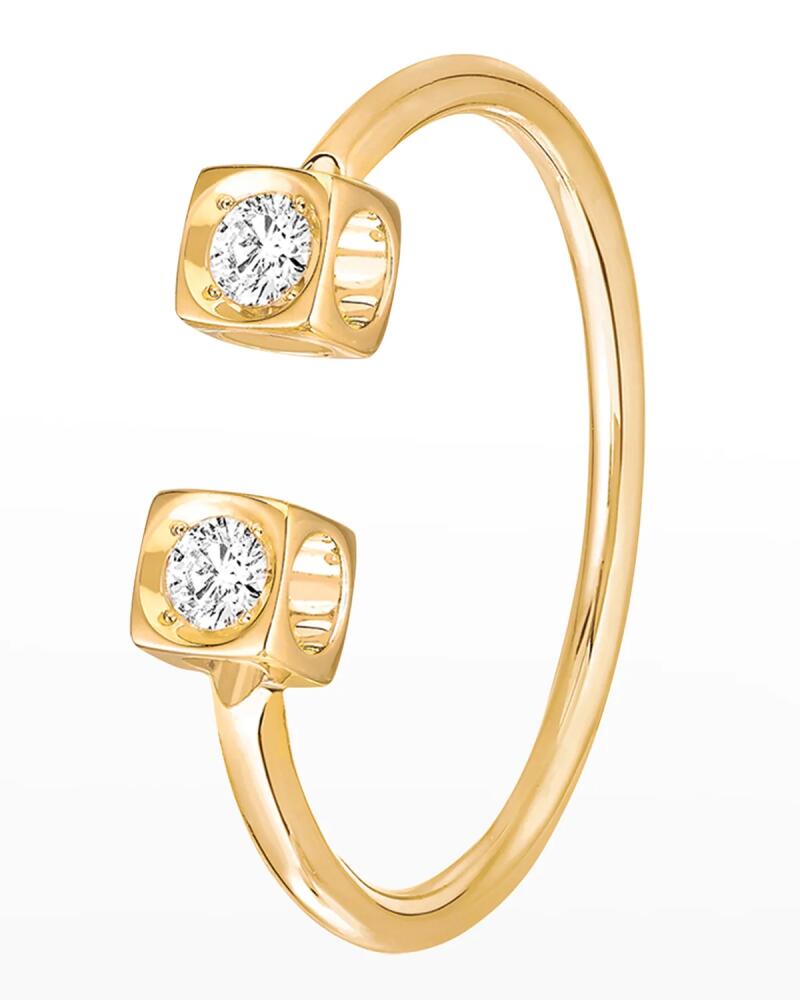 DINH VAN Yellow Gold Le Cube Diamond Accent Ring, Size 6.5 Cover