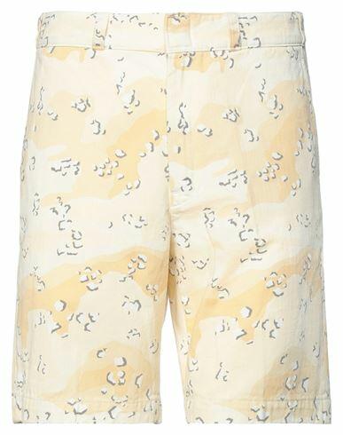 Grifoni Man Shorts & Bermuda Shorts Light yellow Cotton Cover