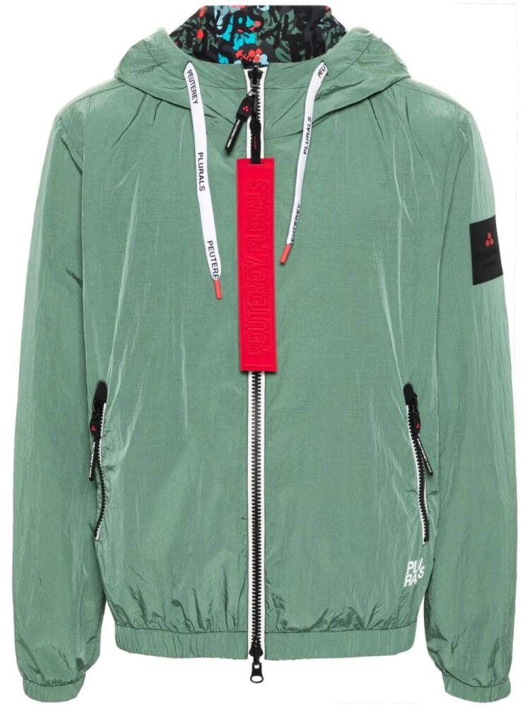 Peuterey Itapua reversible hooded jacket - Green Cover