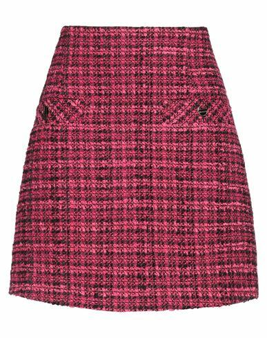 Sandro Woman Mini skirt Magenta Cotton, Acrylic, Polyester, Wool, Polyamide Cover